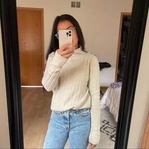 Madewell Donegal Evercrest Mockneck Sweater